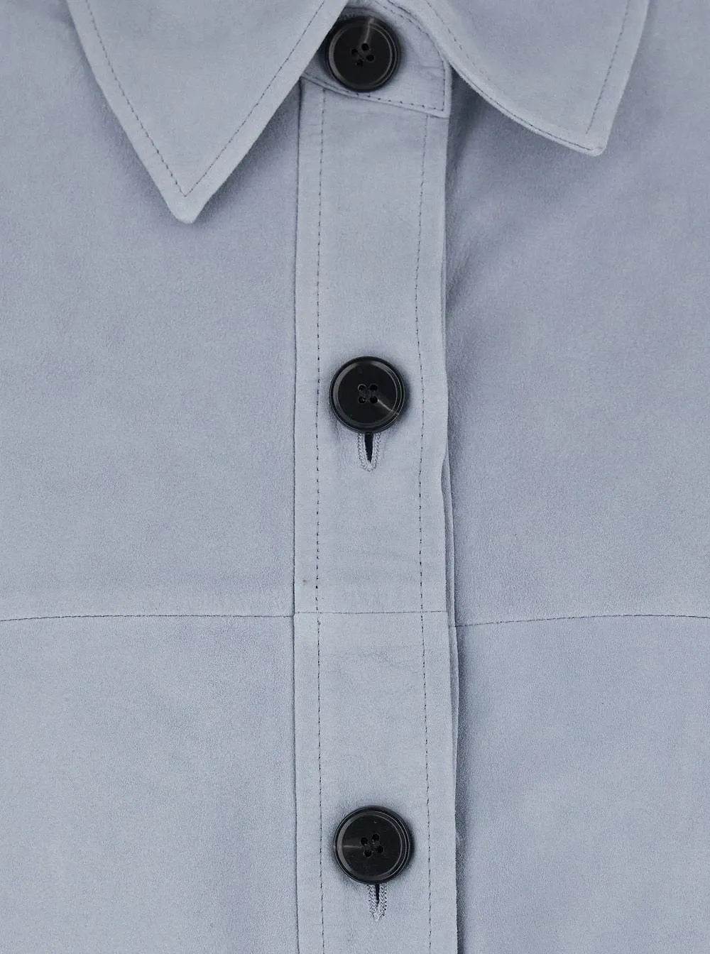 Arma Kaylee Button-Down Suede Coat