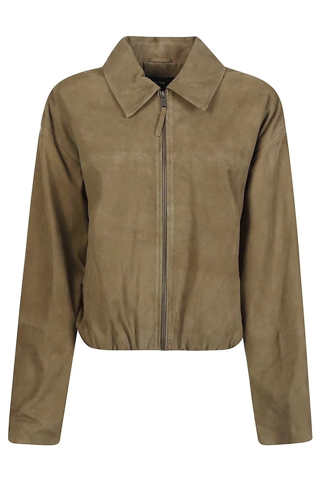 Arma Loua Zip-Up Leather Jacket