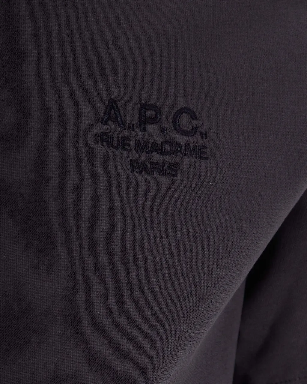 A.P.C. Logo Embroidered Crewneck T-Shirt