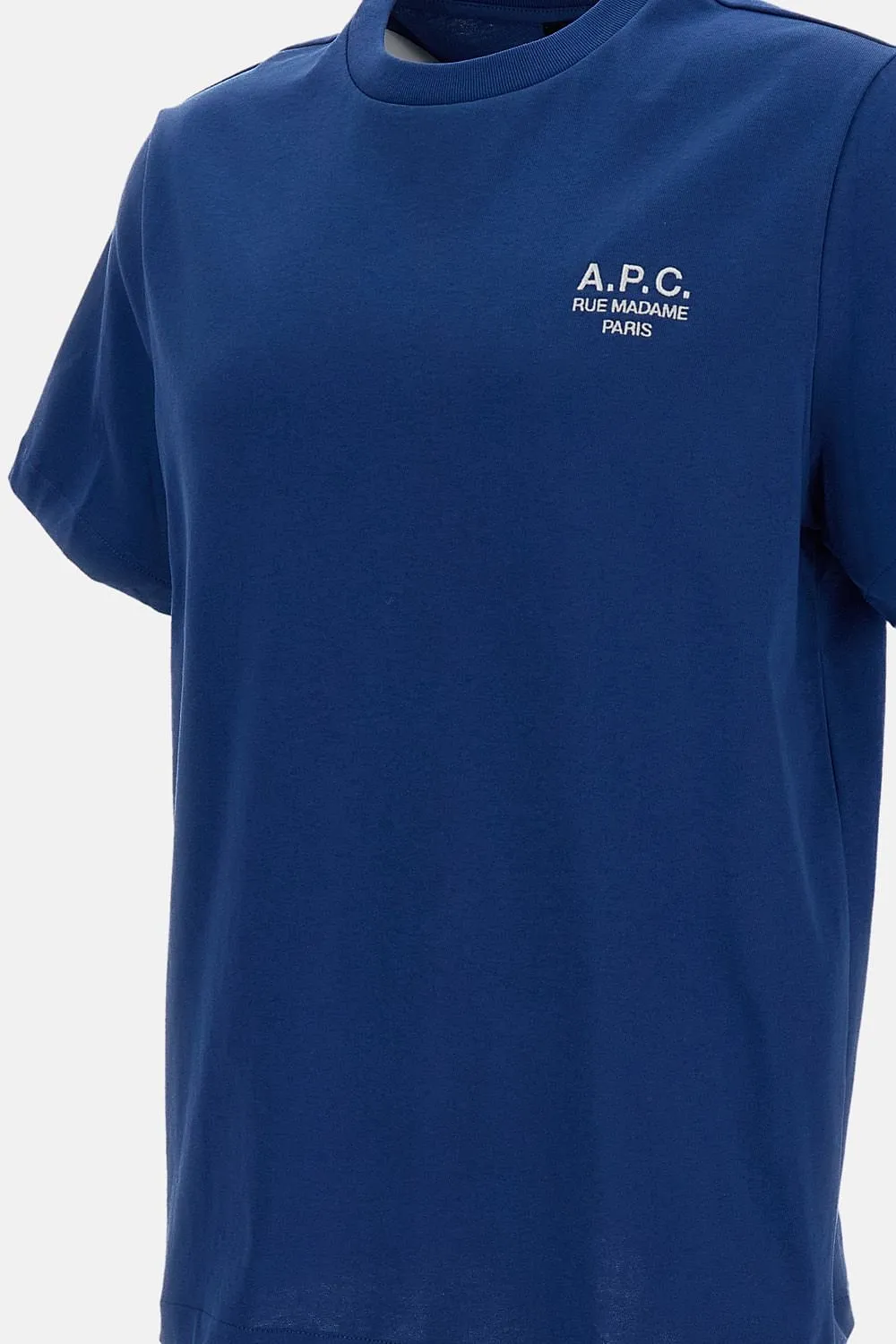 A.P.C. Logo Embroidered Crewneck T-Shirt