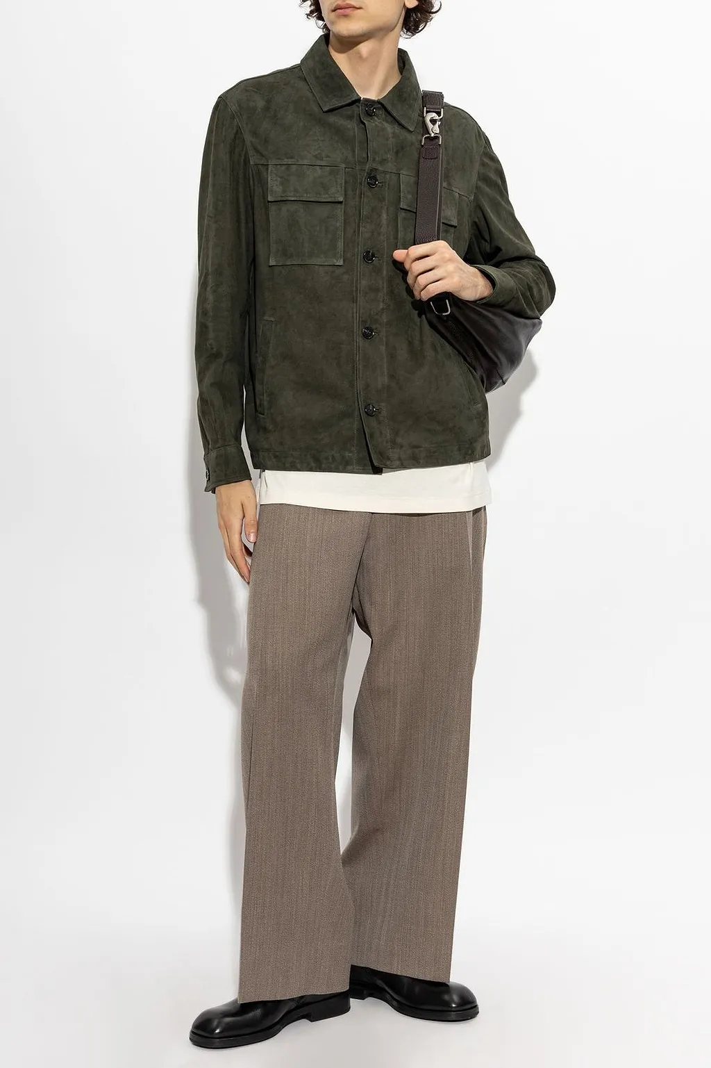 Arma Mex Suede Shirt Jacket