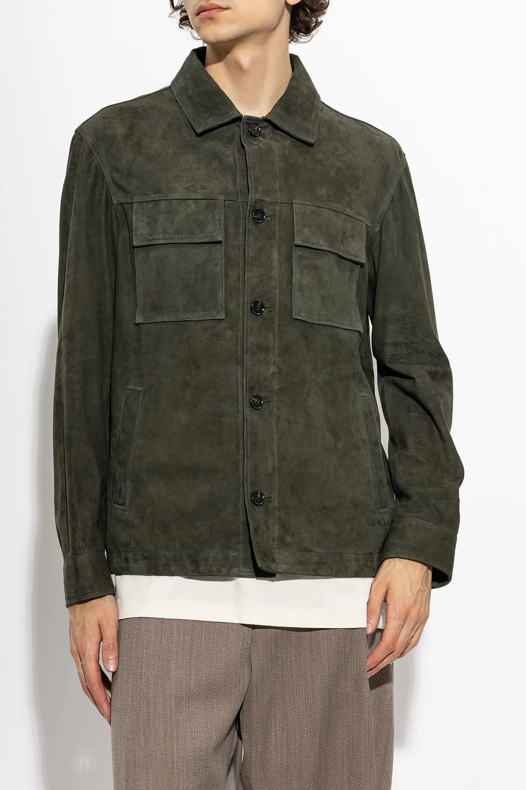 Arma Mex Suede Shirt Jacket