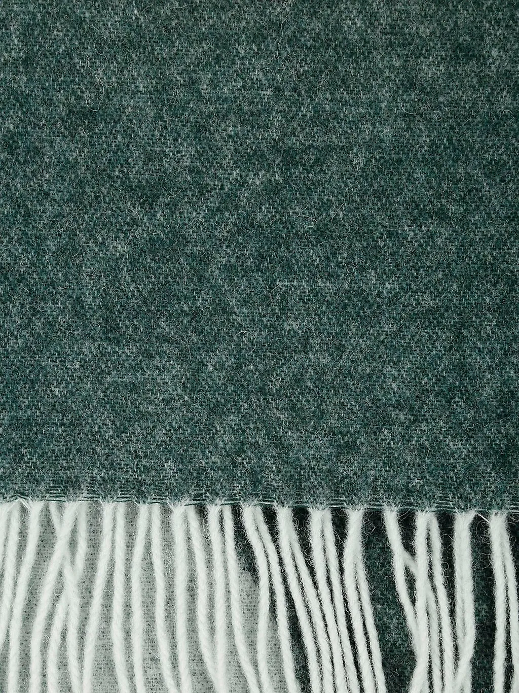 A.P.C. Logo Intarsia Fringed Scarf