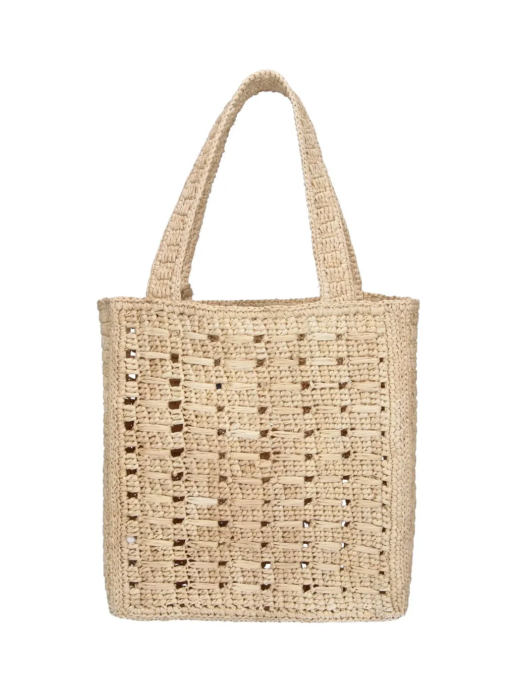 A.P.C. Logo Open-Weave Tote Bag