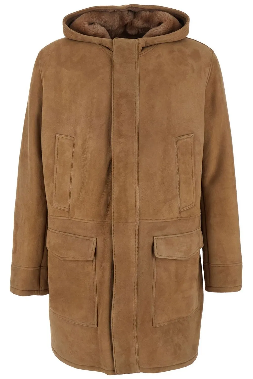 Arma Mias Shearling Hooded Jacket