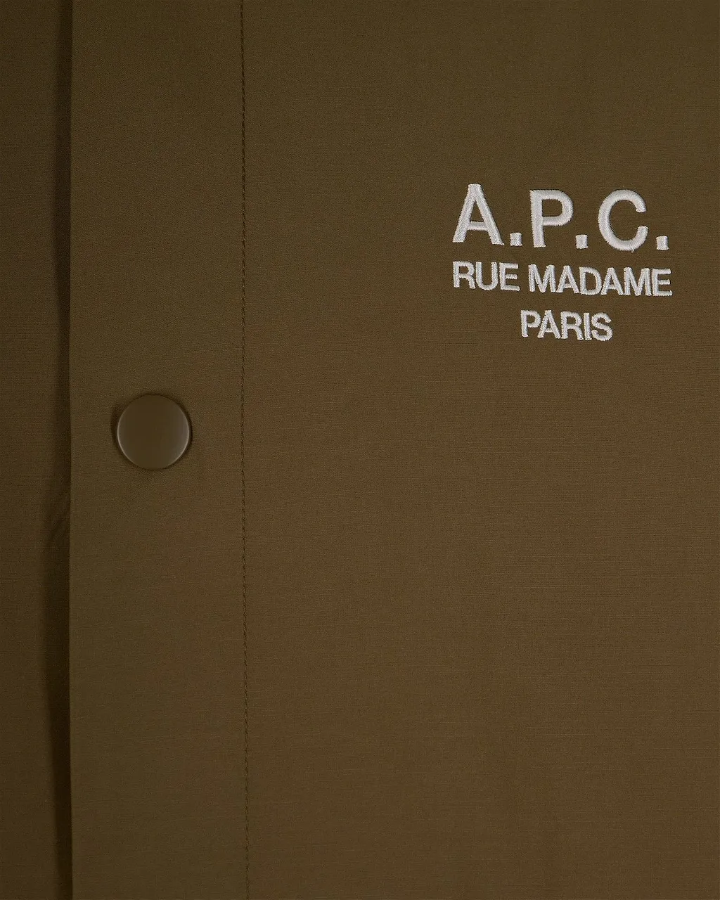 A.P.C. Logo Printed Buttoned Jacket