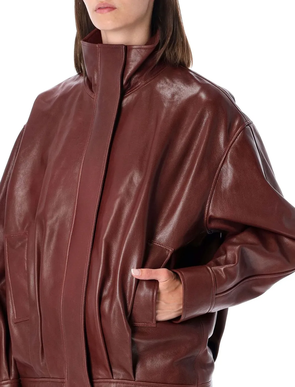 Arma Paula Oversized Stand-Collar Jacket
