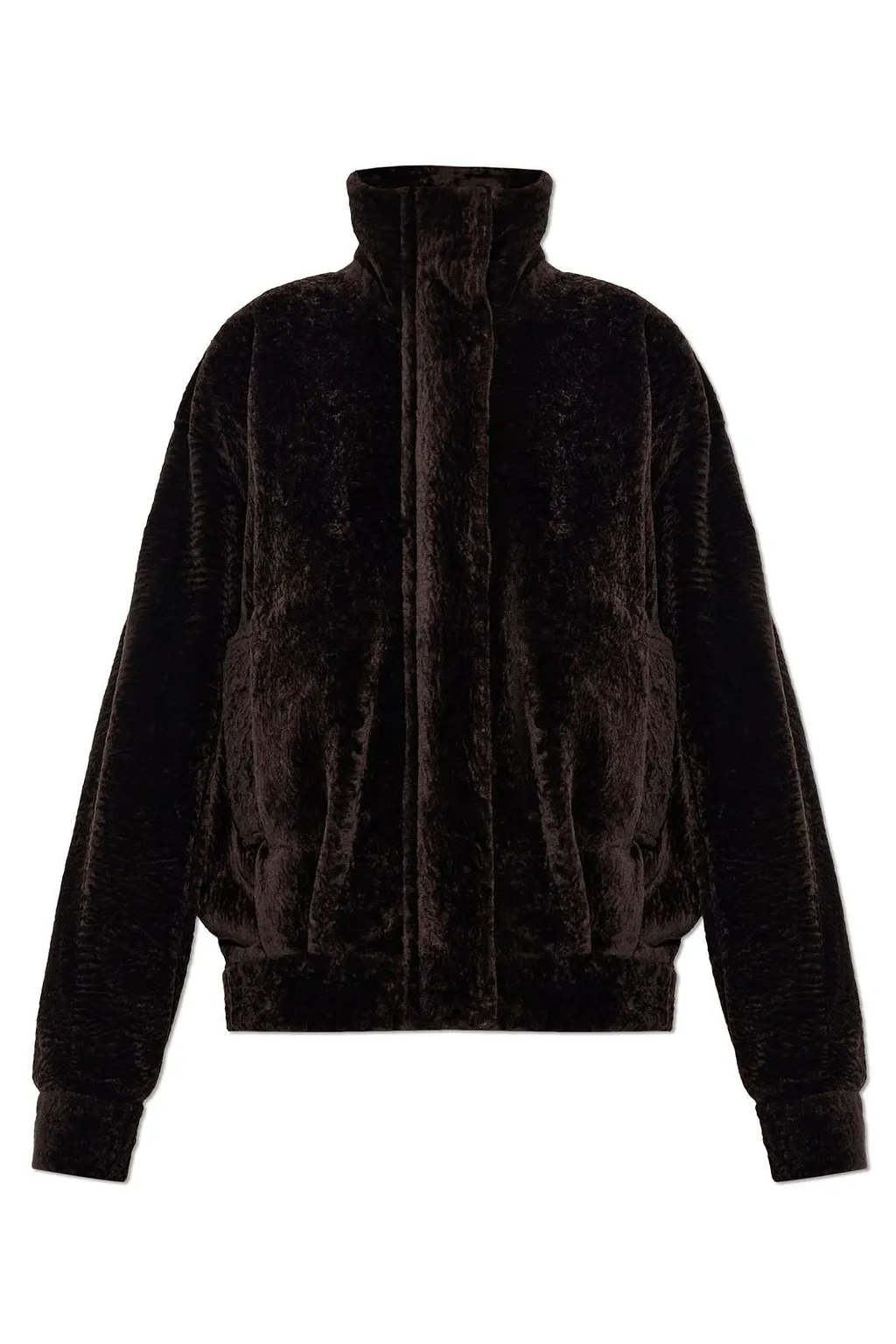 Paula Shearling Zip-Up Jacket