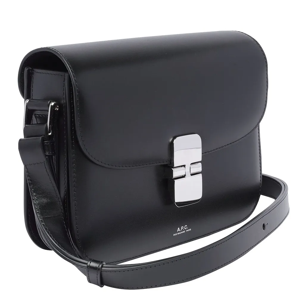 A.P.C. Logo Printed Foldover Top Crossbody Bag