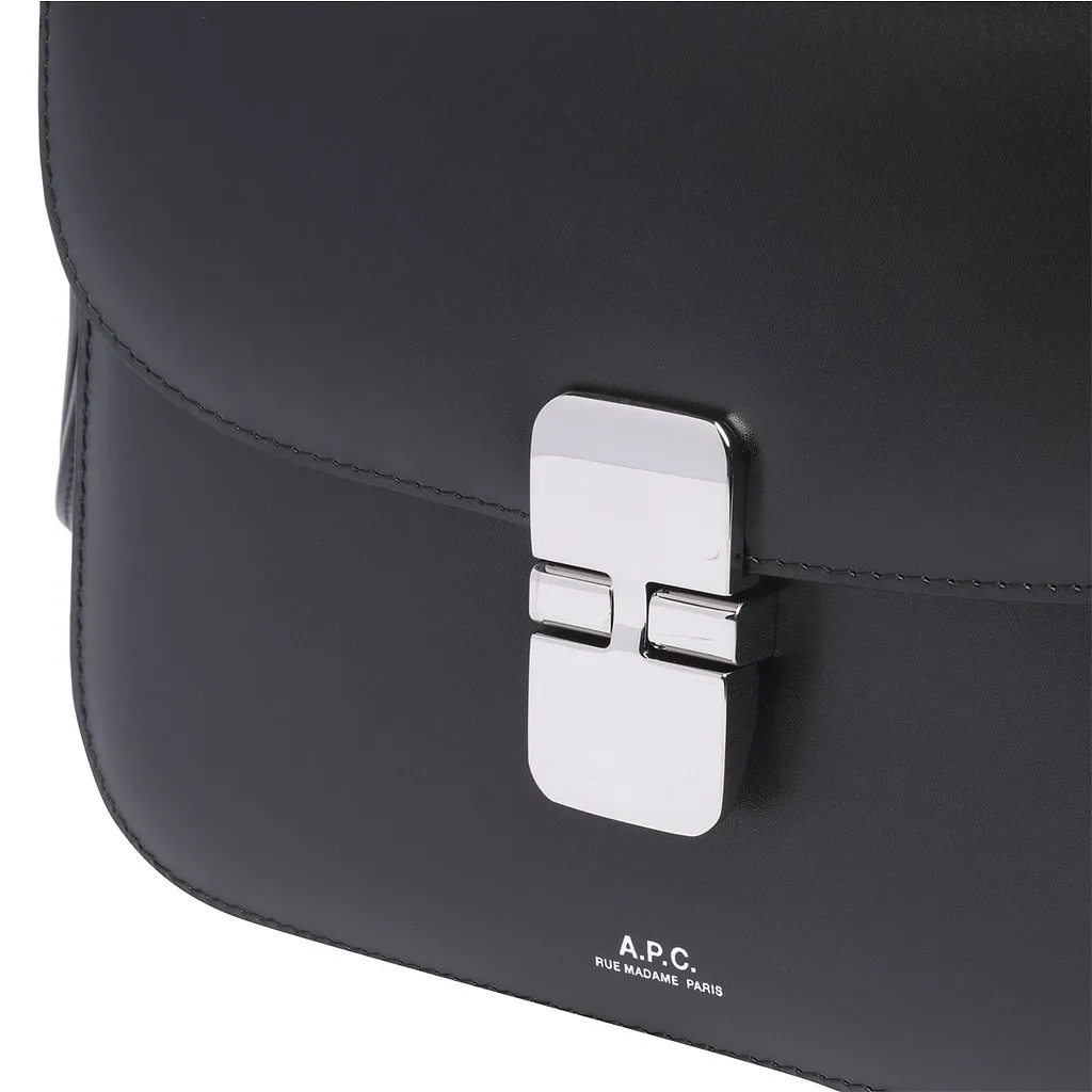 A.P.C. Logo Printed Foldover Top Crossbody Bag