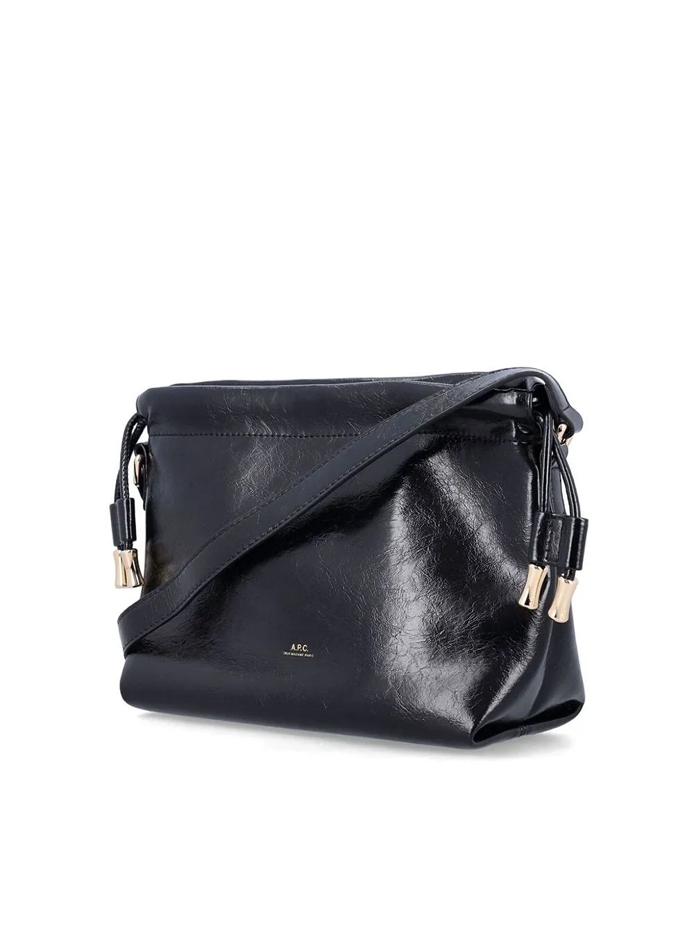 A.P.C. Logo Printed Drawstring Mini Crossbody Bag