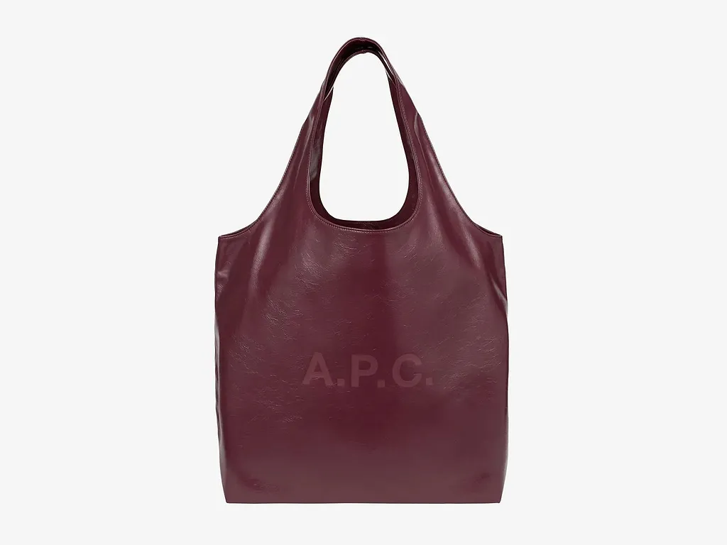 A.P.C. Logo Shopper Tote Bag