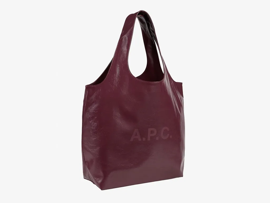A.P.C. Logo Shopper Tote Bag