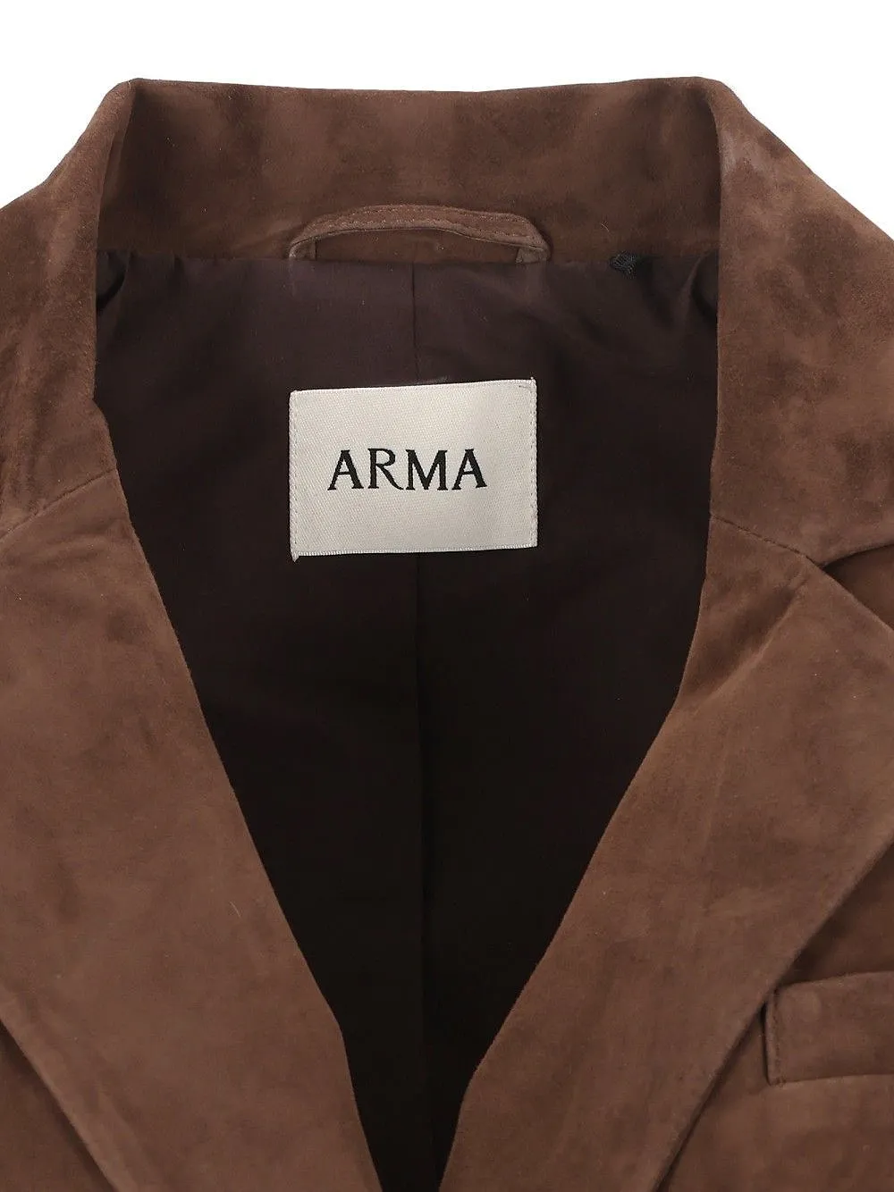 Safia Double-Breasted Suede Blazer