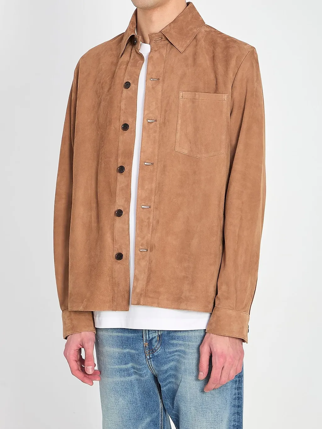 Arma Suede Overshirt Jacket