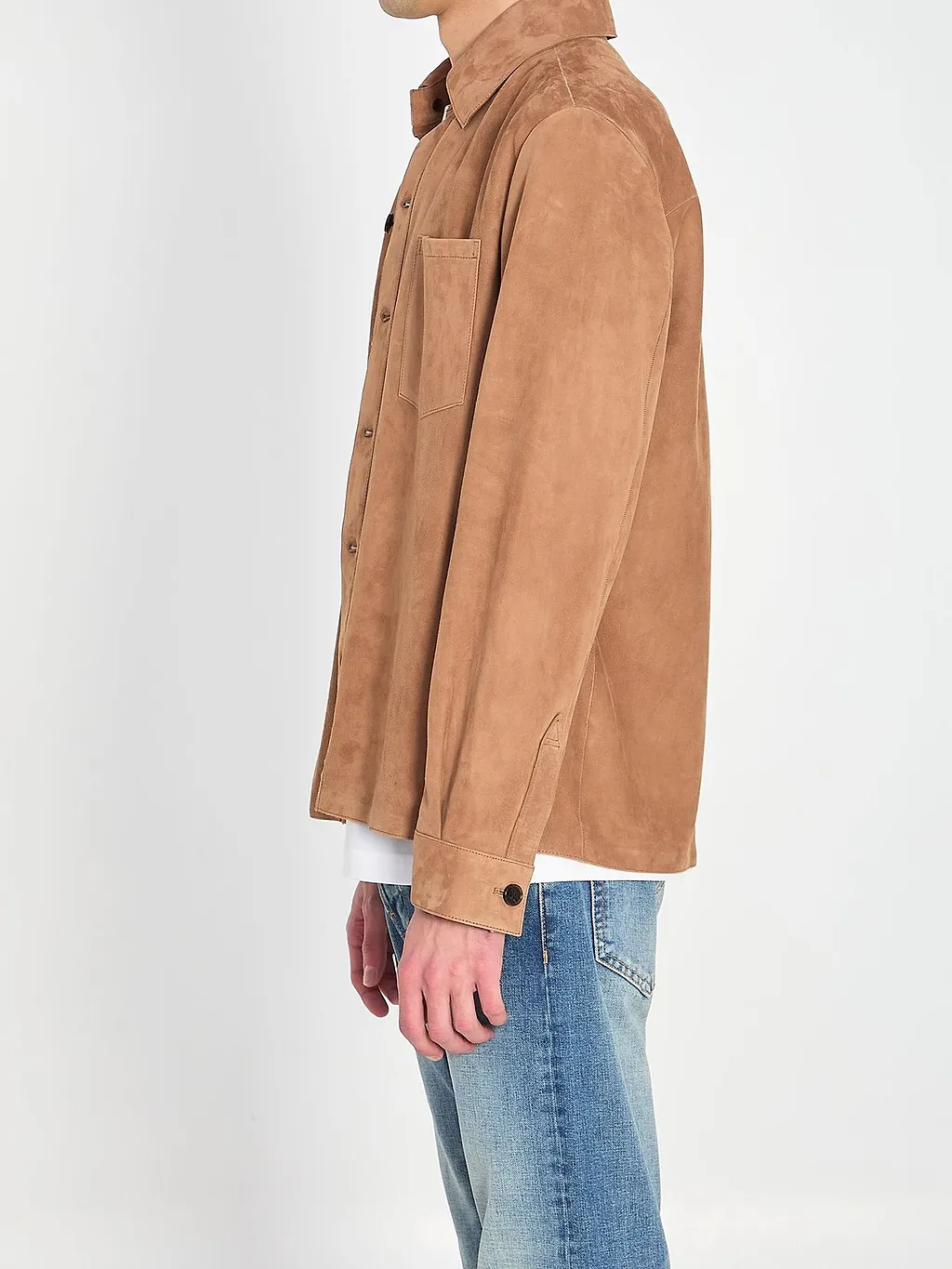 Arma Suede Overshirt Jacket