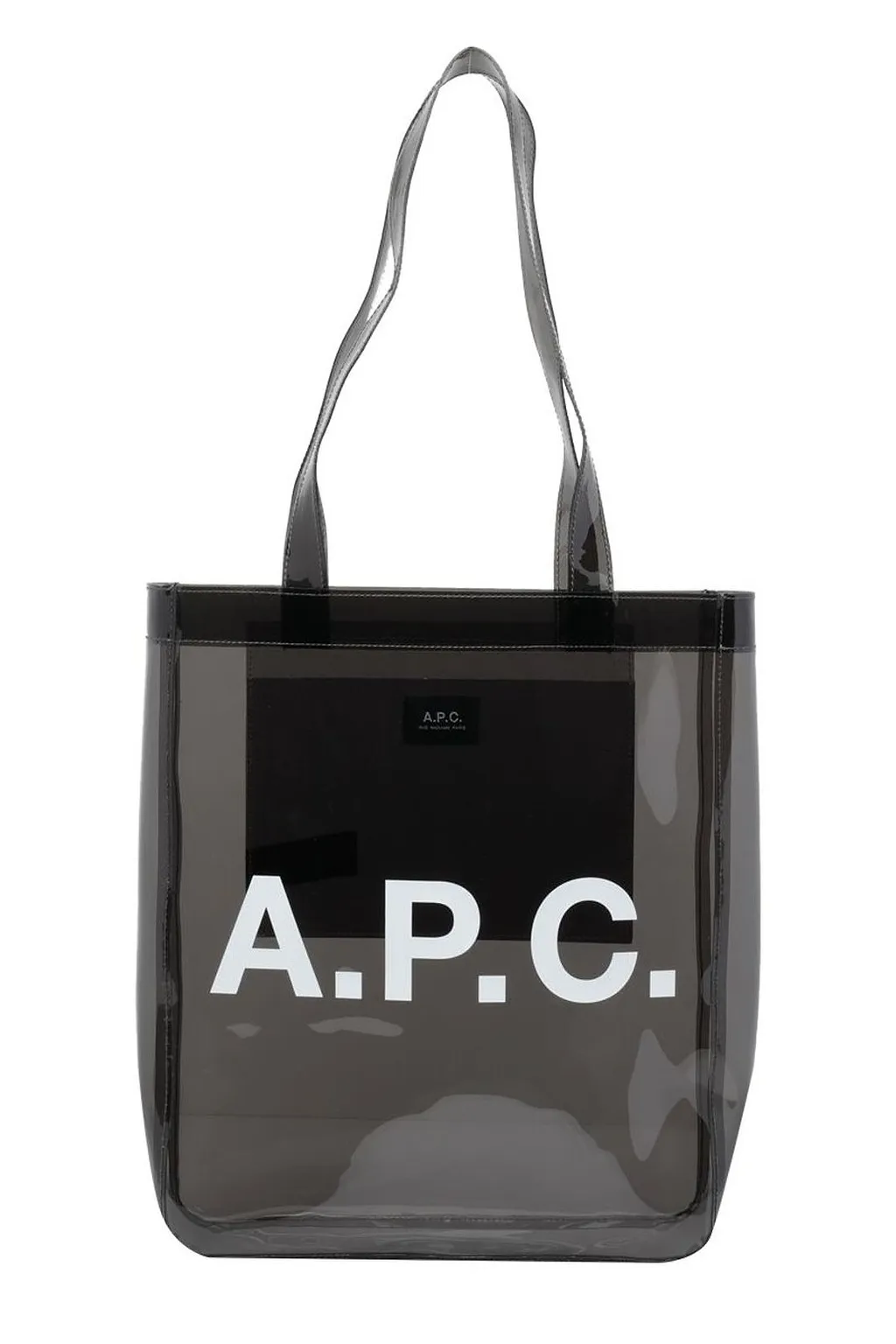A.P.C. Lou Logo Printed Tote Bag