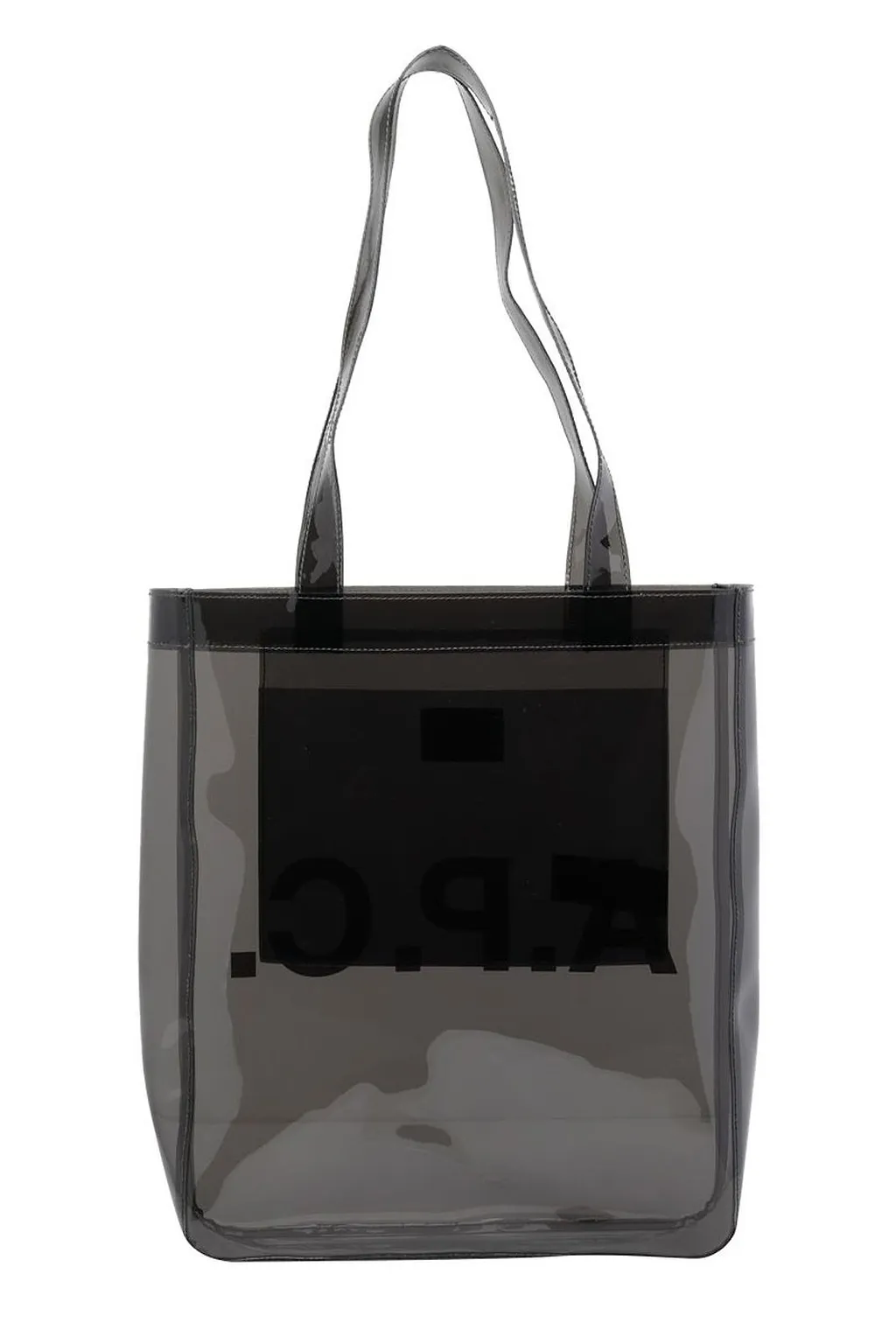 A.P.C. Lou Logo Printed Tote Bag