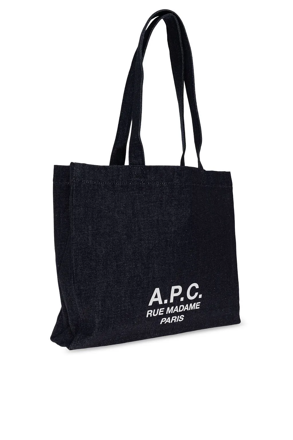 A.P.C. Lou Rue Madame Logo Tote Bag