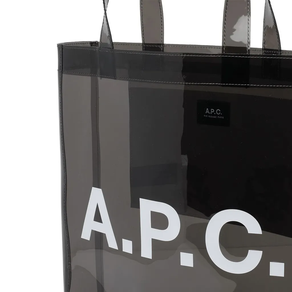 A.P.C. Lou Logo Printed Tote Bag
