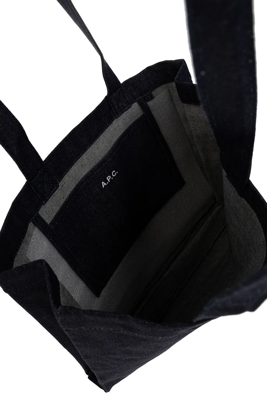 A.P.C. Lou Rue Madame Logo Tote Bag