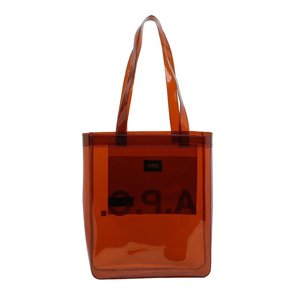 A.P.C. Lou Logo Printed Tote Bag