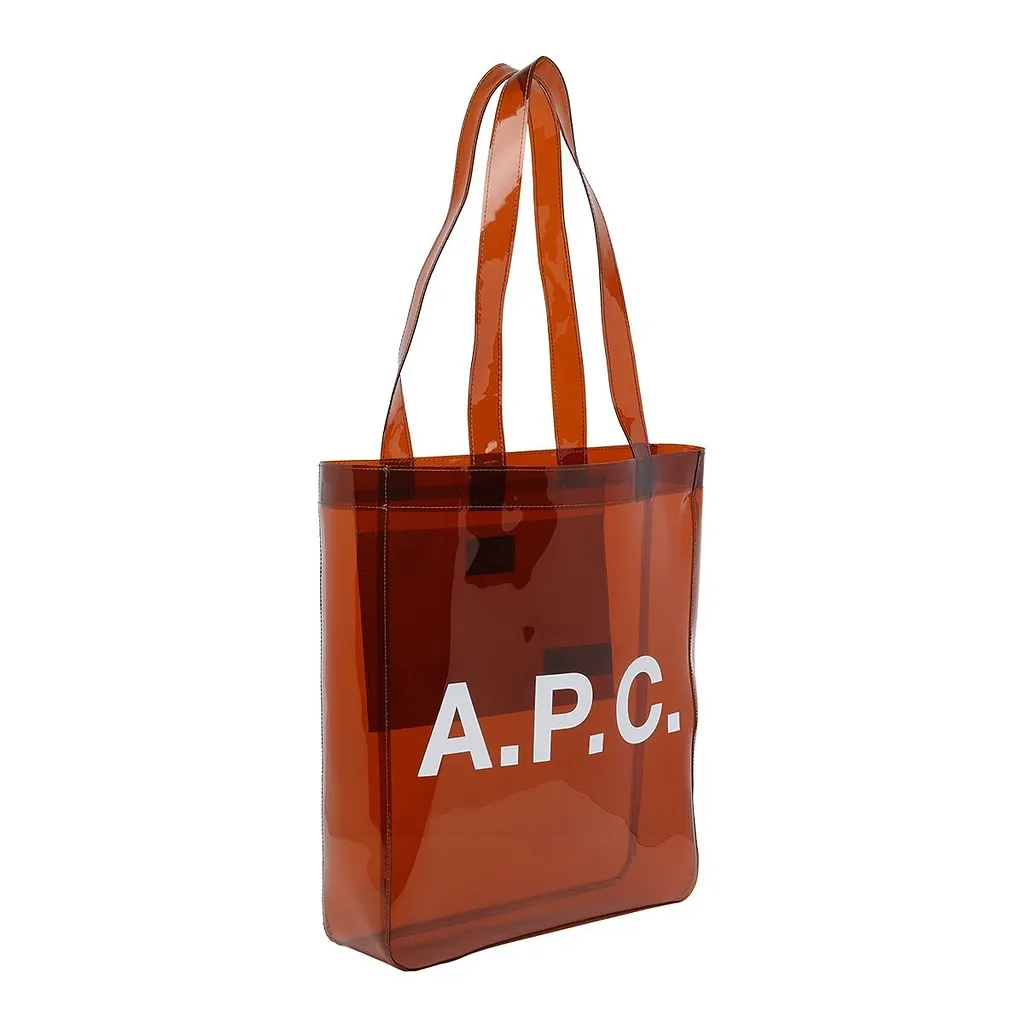 A.P.C. Lou Logo Printed Tote Bag