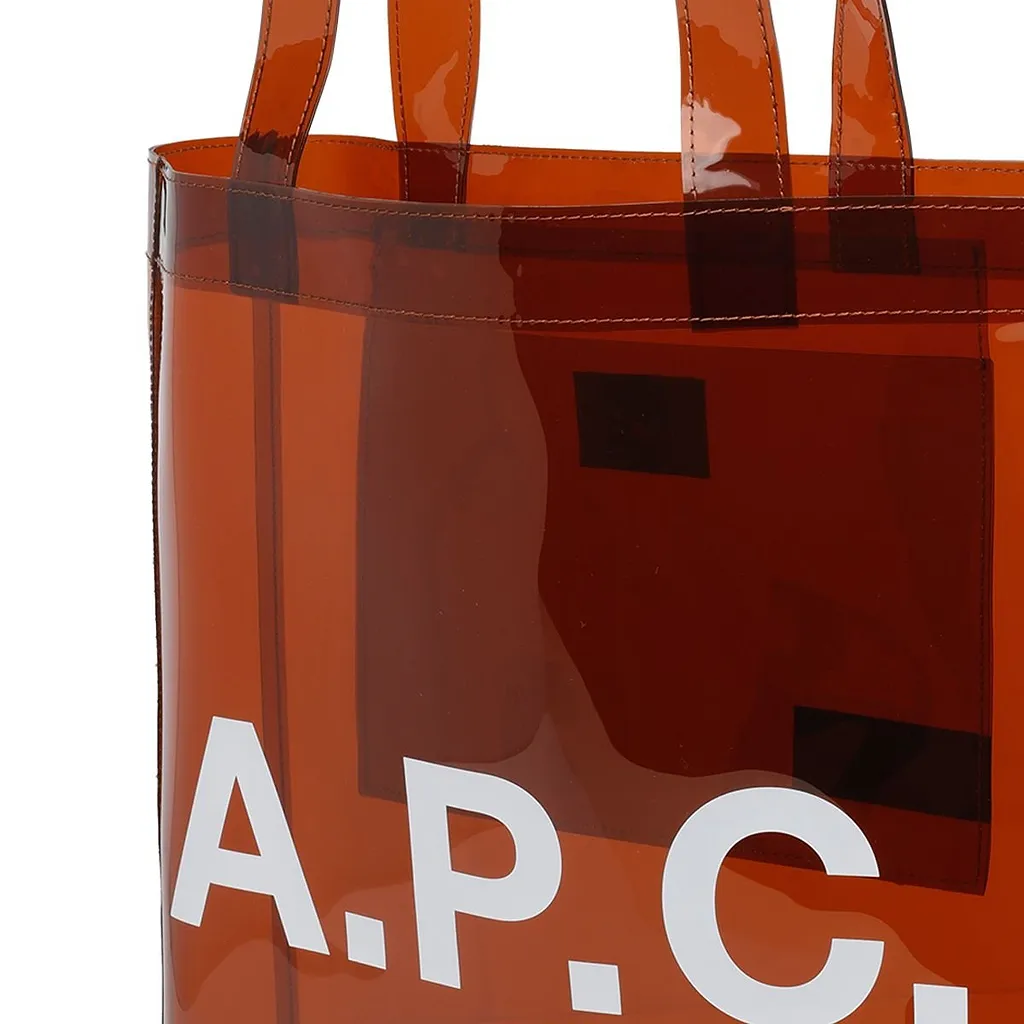 A.P.C. Lou Logo Printed Tote Bag