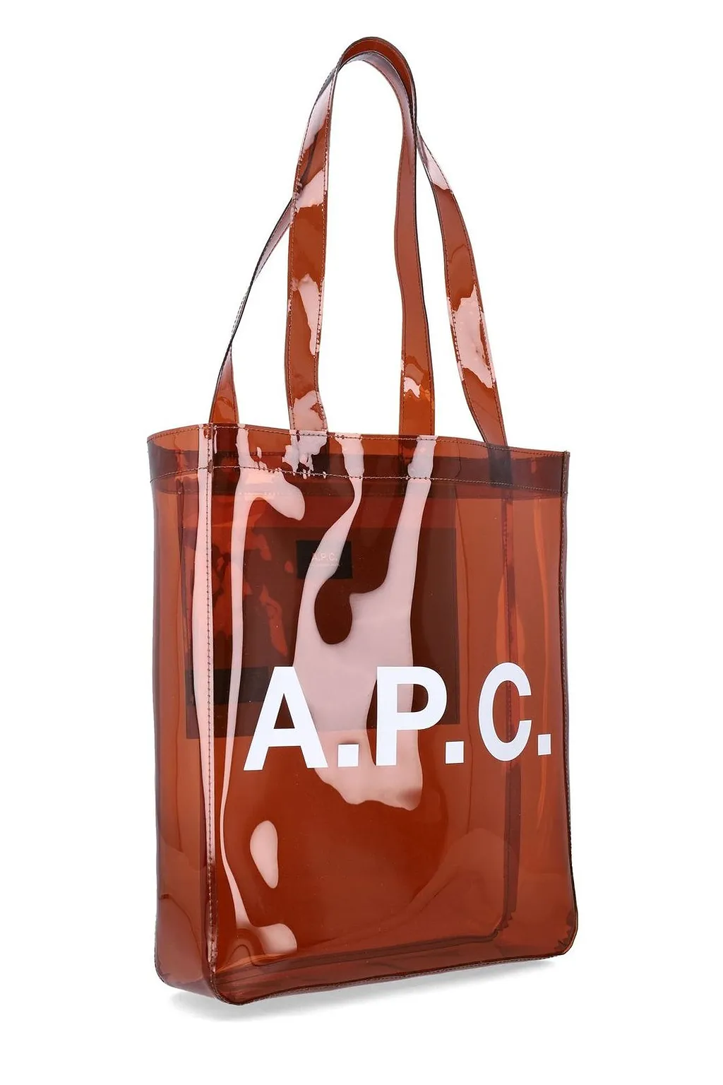 A.P.C. Lou Logo Printed Tote Bag