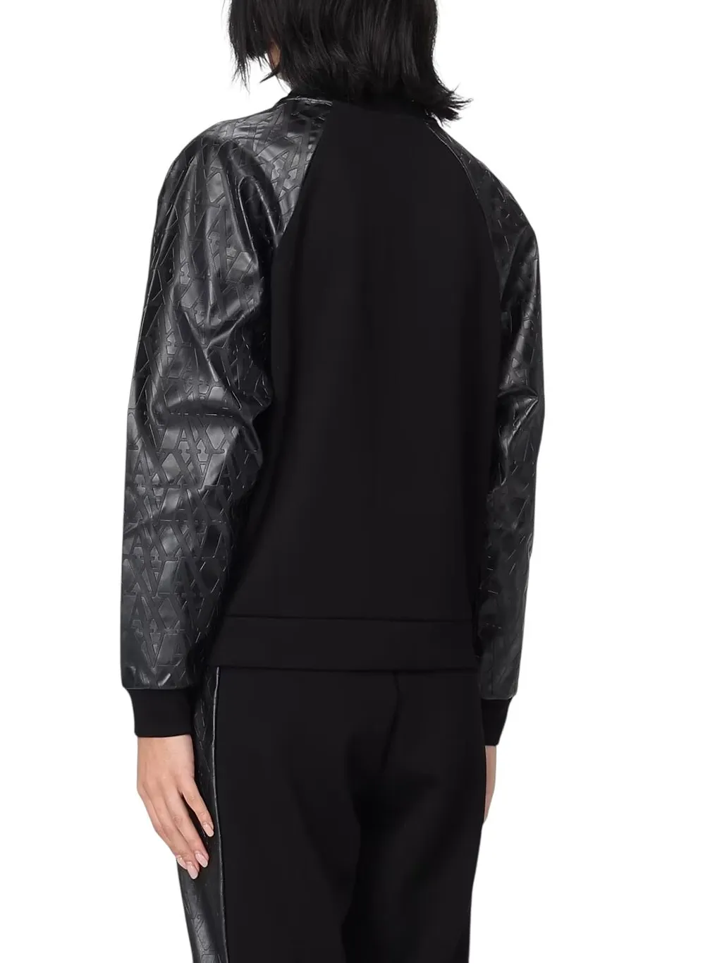 Armani Exchange Contrast Sleeved Sweatshirt