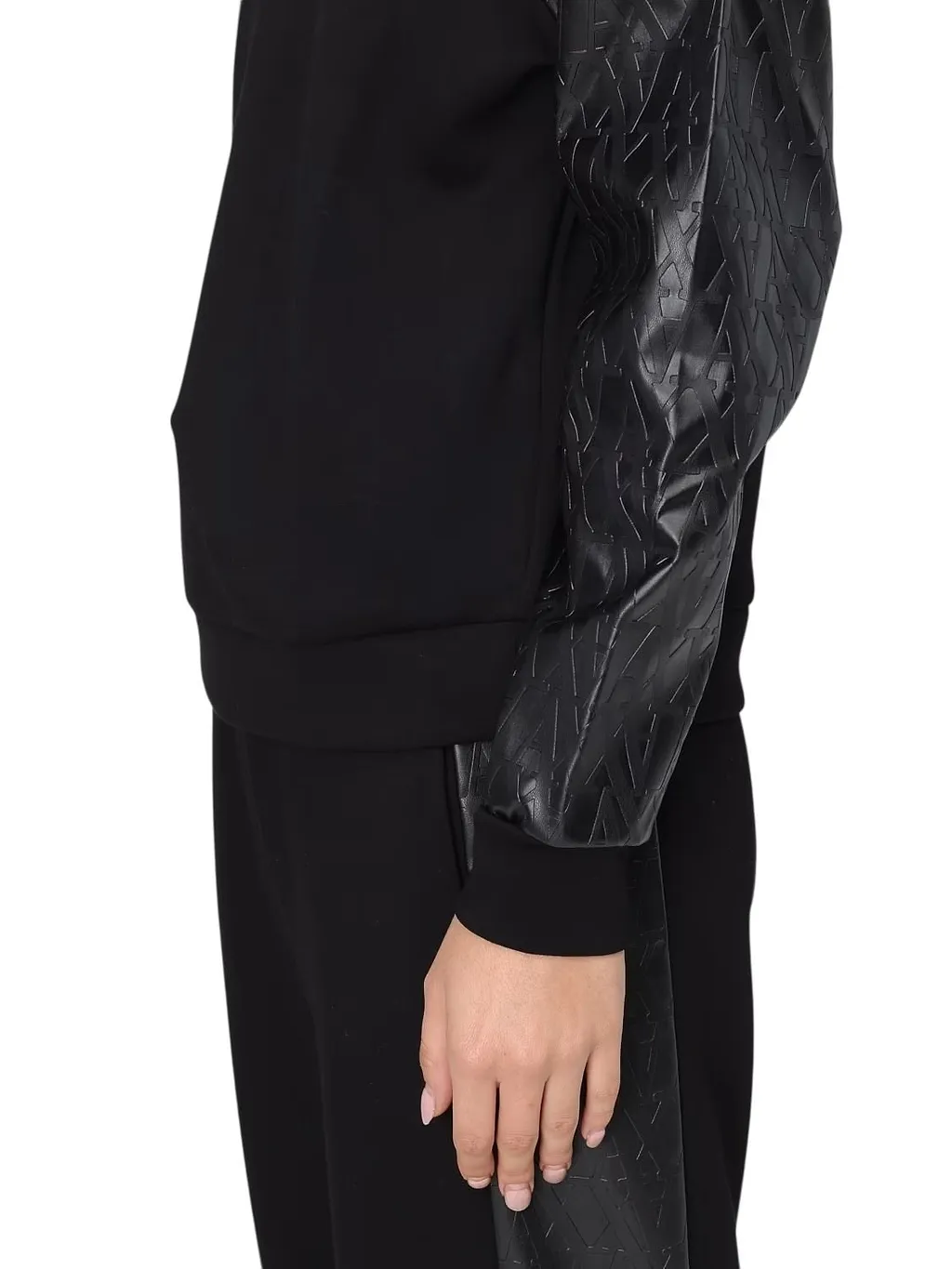 Armani Exchange Contrast Sleeved Sweatshirt