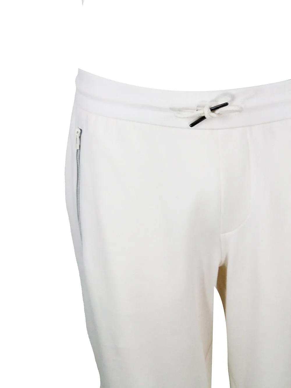 Armani Exchange Elasticated Waistband Drawstring Trousers