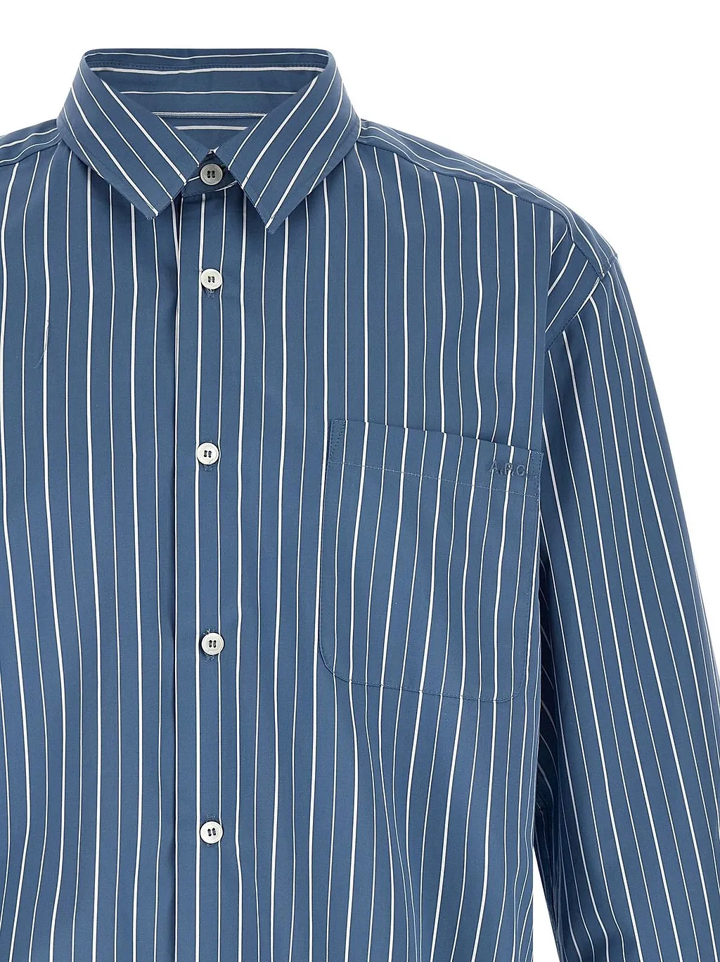 A.P.C. Malo Relaxed Striped Shirt