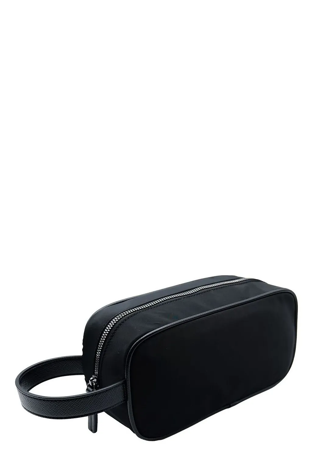 Armani Exchange Logo Plaque Zipped Beauty Case