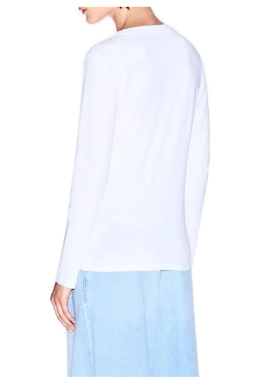 Armani Exchange Long-Sleeved Crewneck T-Shirt