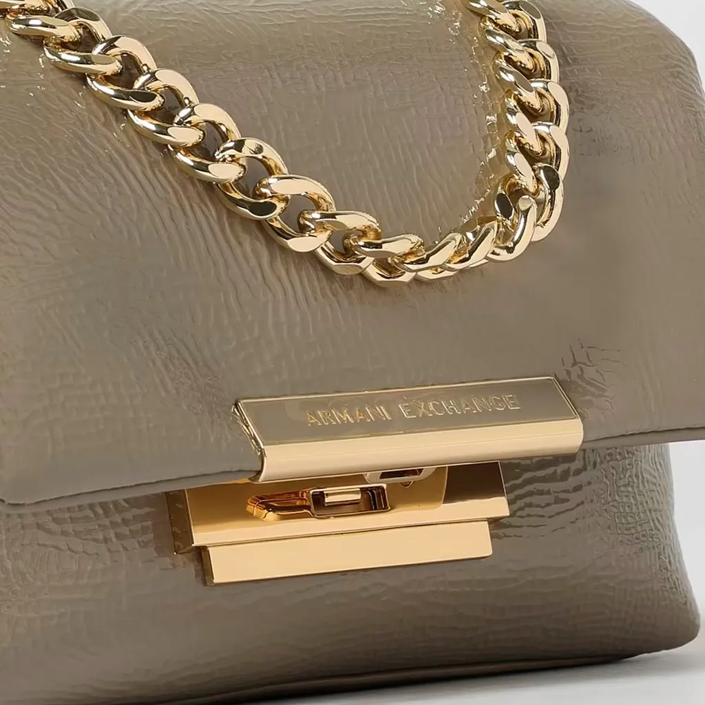 Armani Exchange Metal Detailed Shoulder Bag