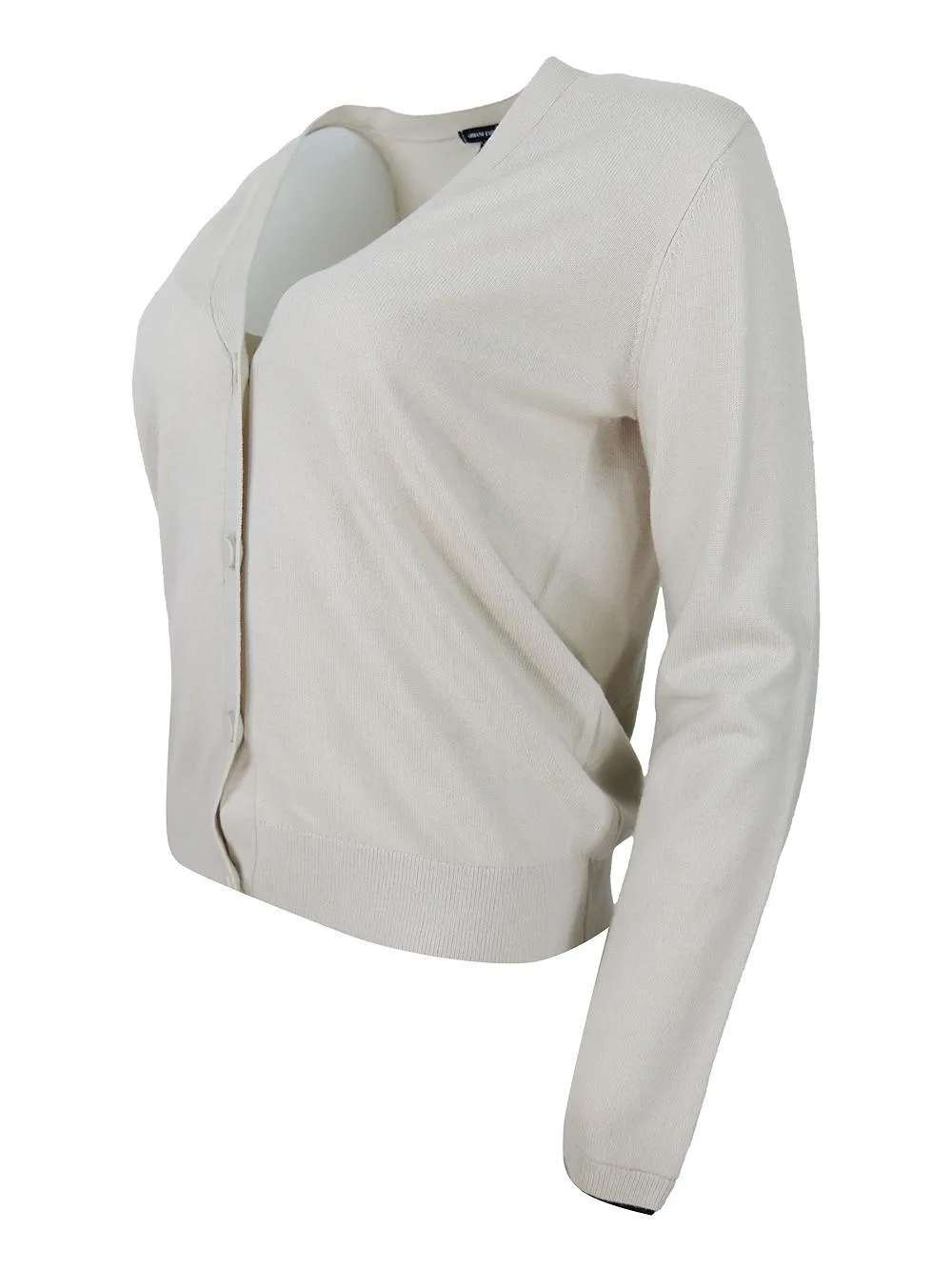Armani Exchange V-Neck Buttoned Cardigan