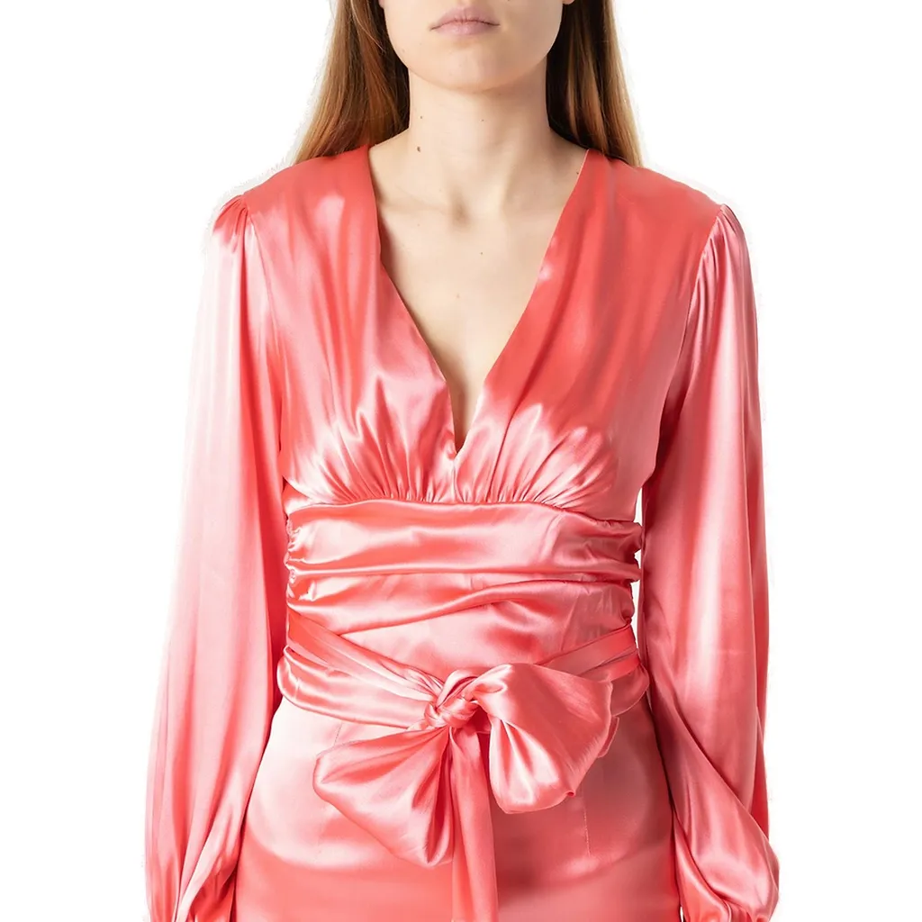 Atos Lombardini Bow Detailed Mini Dress