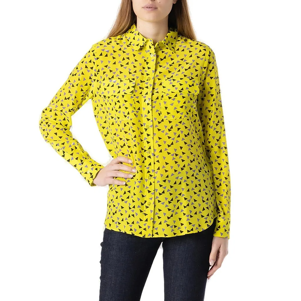 Atos Lombardini Confetti Printed Long-Sleeved Shirt