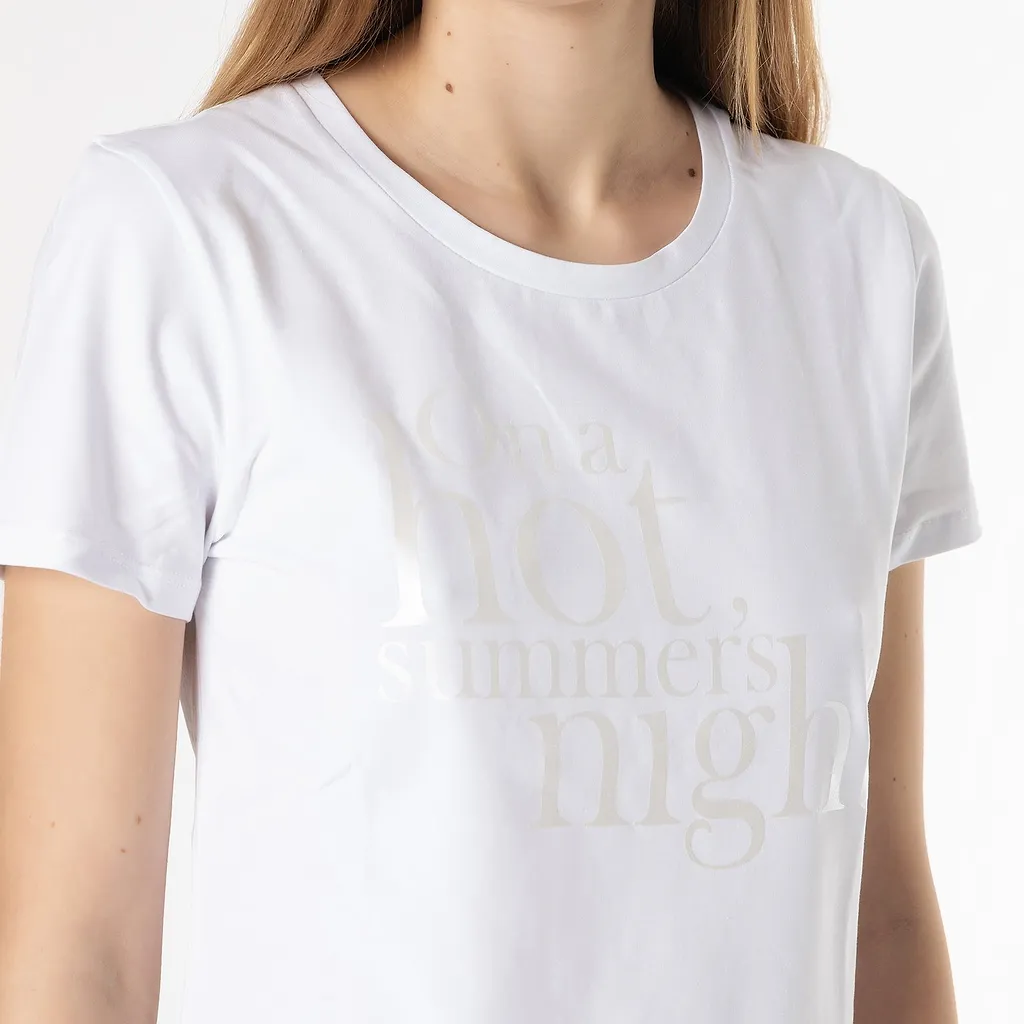 Atos Lombardini Logo Printed Crewneck T-Shirt