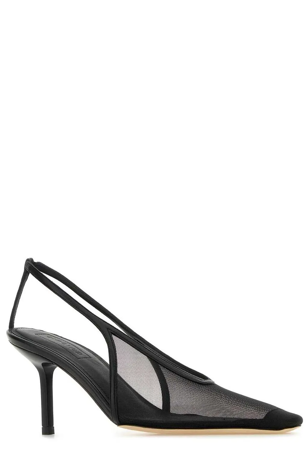 Evelina Mesh Slingback Heeled Sandals