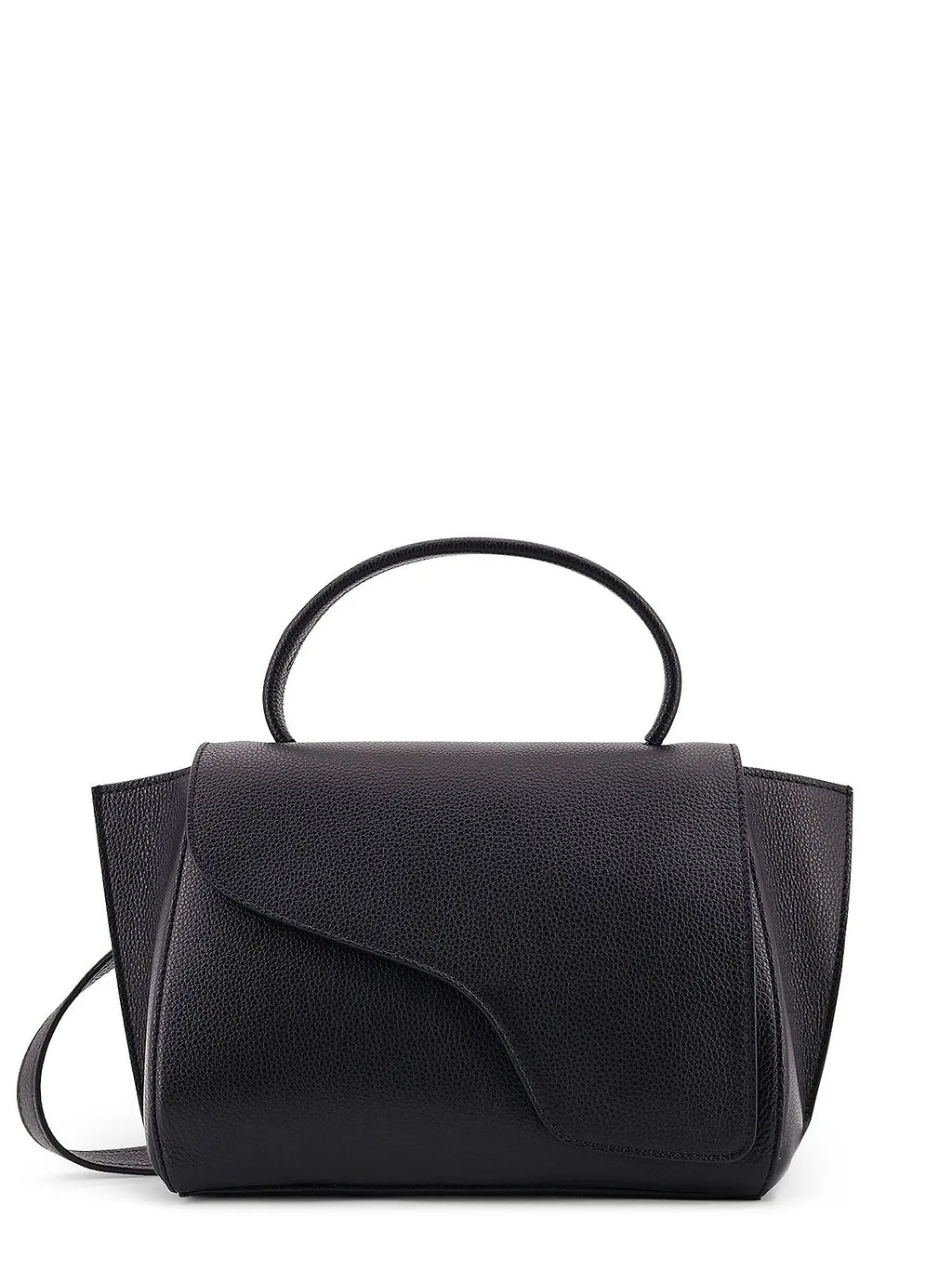 Atp Atelier Asymmetric Flap Shoulder Bag