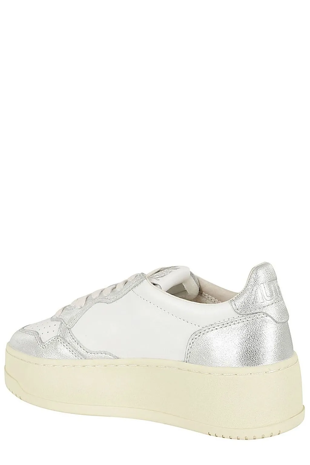 Autry Metallic Platform Low-Top Sneakers