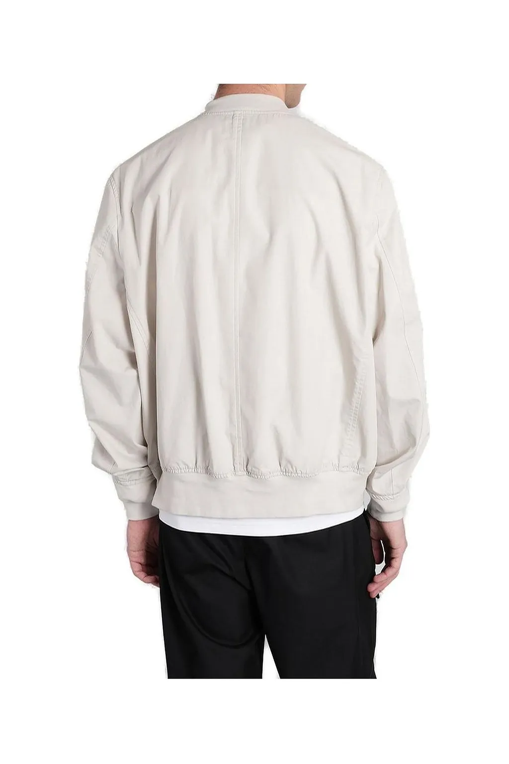 Attachment Ma-1 Zip-Up Long-Sleeved Jacket