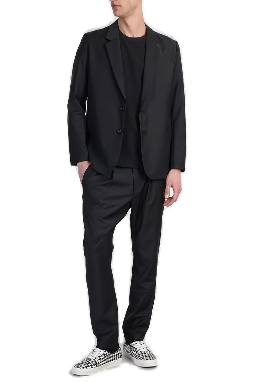 Attachment Single-Breasted Tailored Jacket