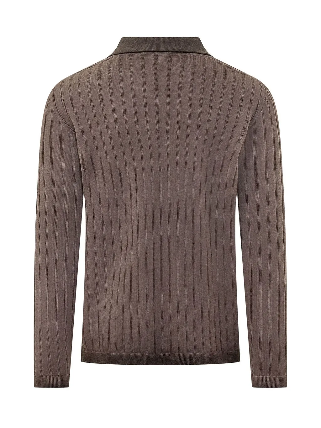 Arovescio Ribbed Long-Sleeve Shirt