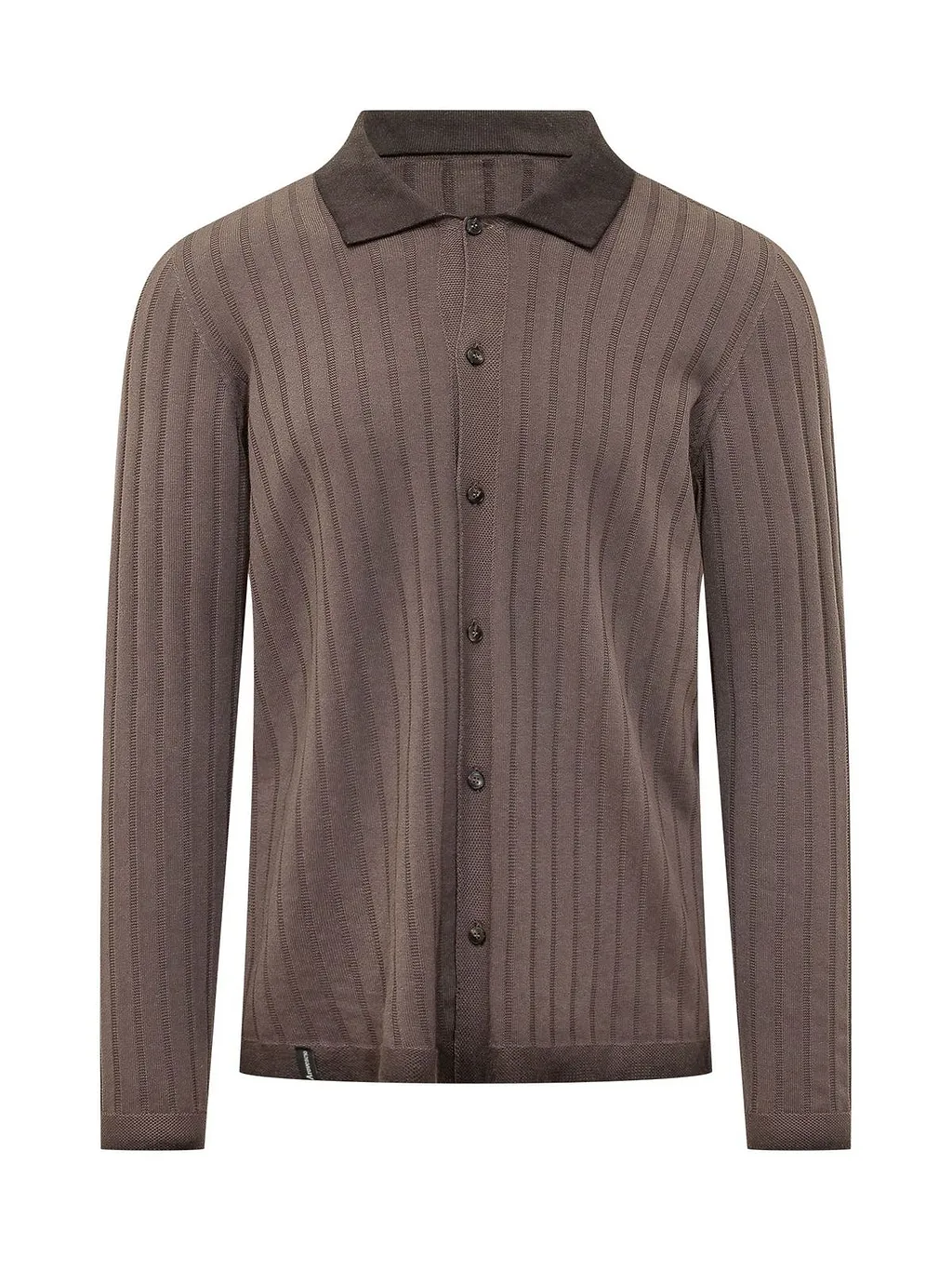 Arovescio Ribbed Long-Sleeve Shirt