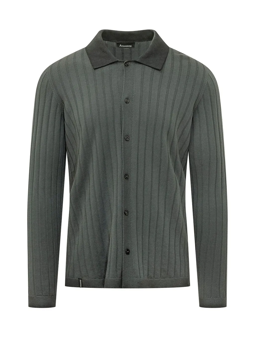 Arovescio Ribbed Long-Sleeve Shirt