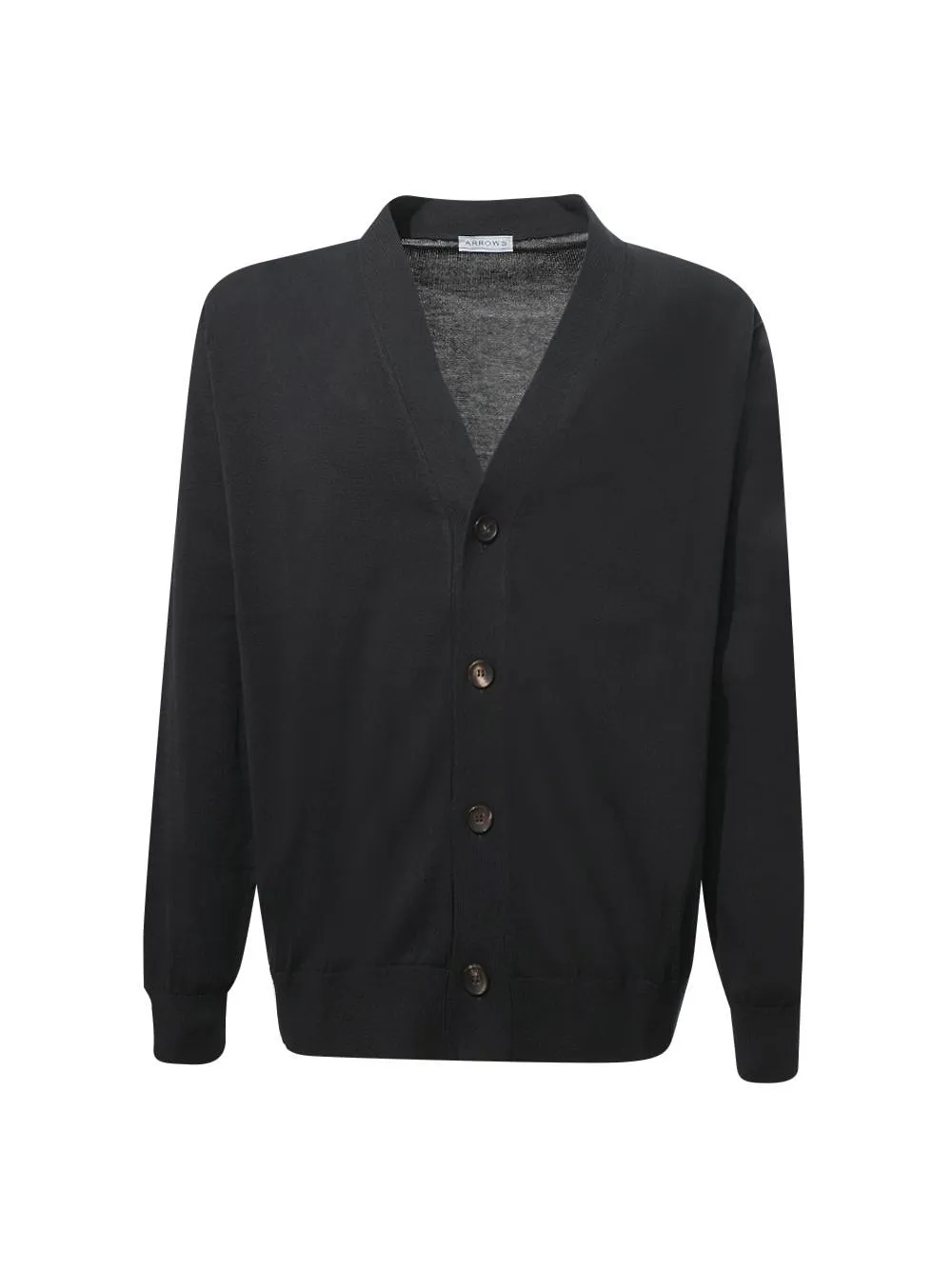 Arrows Buttoned V-Neck Cardigan