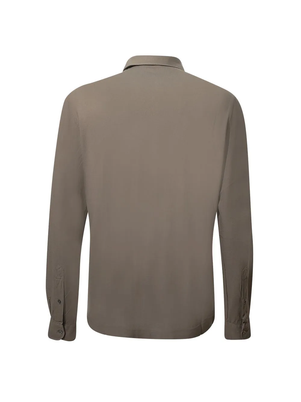 Arrows Long-Sleeve Cotton Polo Shirt